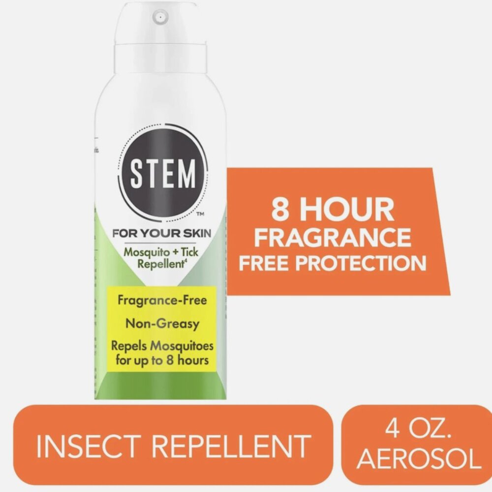 2 Stem For Your Skin Mosquito & Tick Repellent Spray, 4 oz
